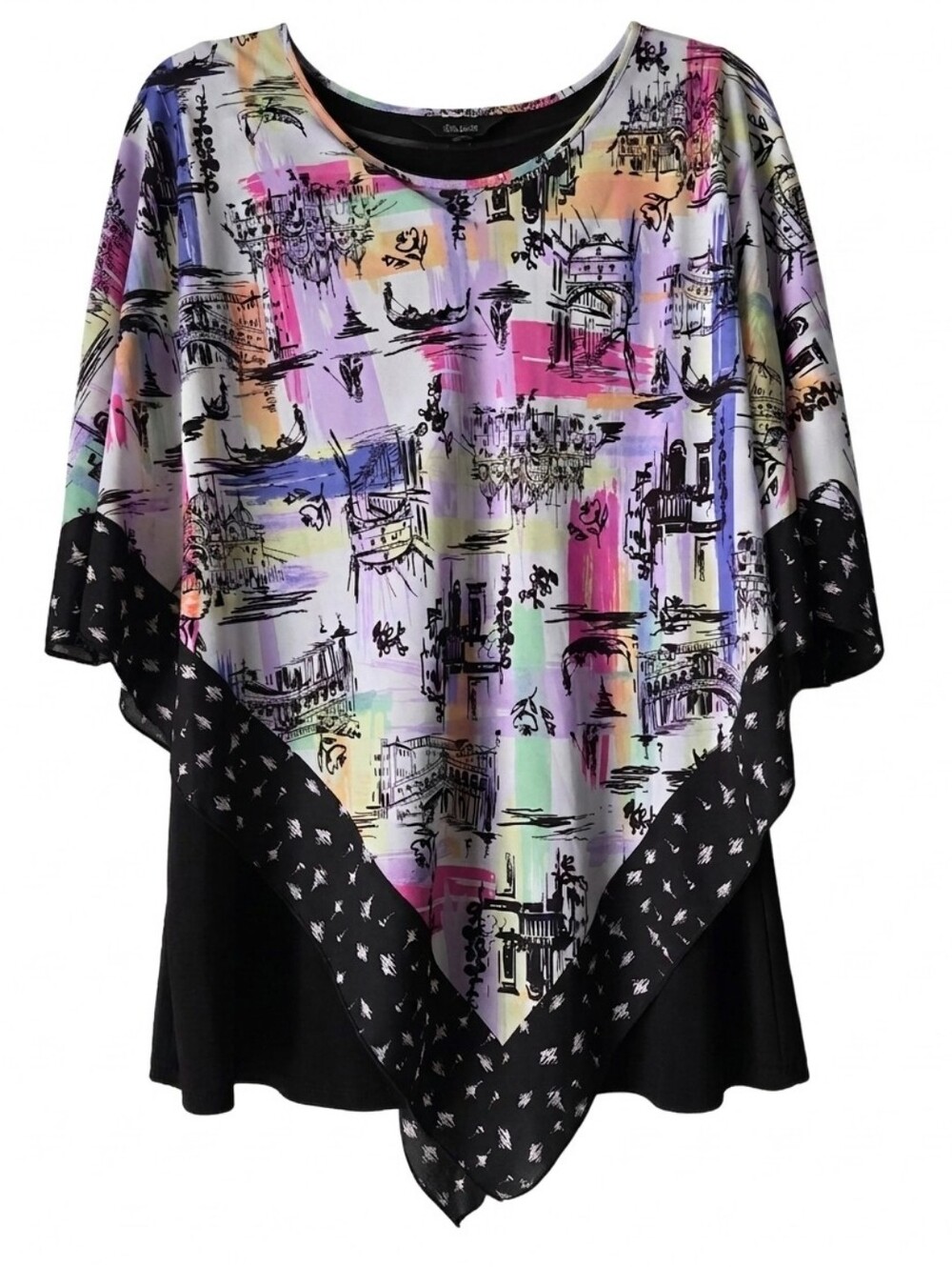 Slim Factor By Investments Multicolor Top Size M